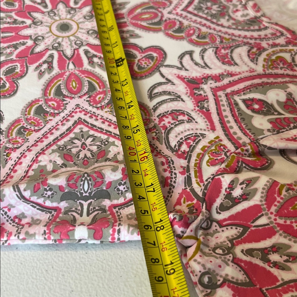J. McLaughlin Catalina Cloth Signature Tee in Pink Print - Picture 8 of 11